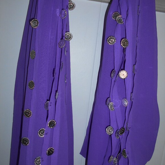 Designer Belly Dance  Veils  by Unique Essentials  44x115  New - Picture 2 of 5